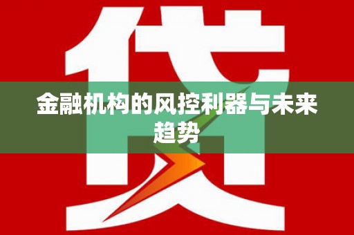 中站金融机构的风控利器与未来趋势