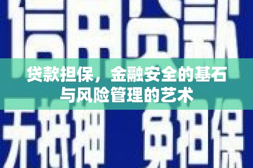 金阳贷款担保，金融安全的基石与风险管理的艺术