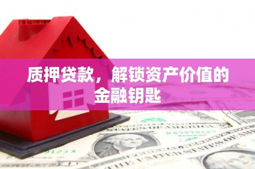 卓尼质押贷款，解锁资产价值的金融钥匙