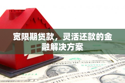 枋山宽限期贷款，灵活还款的金融解决方案