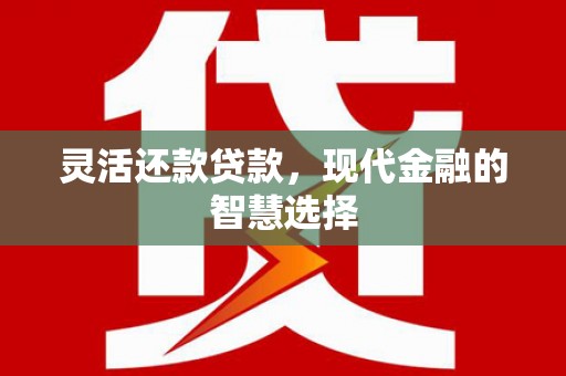 凤县灵活还款贷款，现代金融的智慧选择