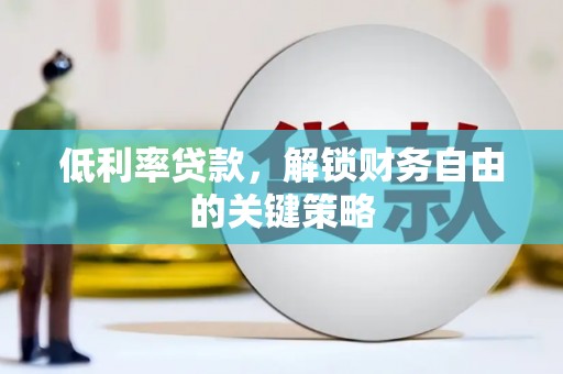 定兴低利率贷款，解锁财务自由的关键策略