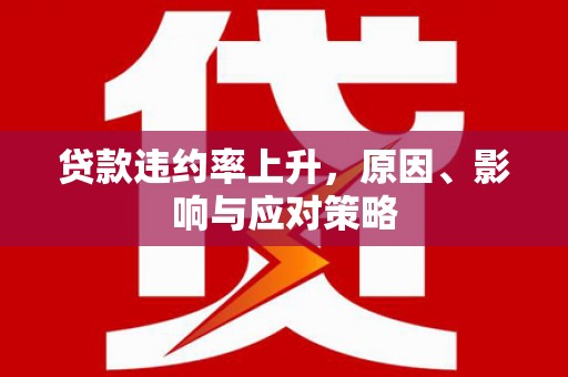 广平贷款违约率上升，原因、影响与应对策略