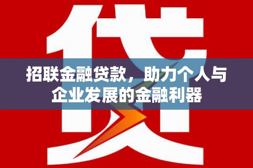 下陆招联金融贷款，助力个人与企业发展的金融利器