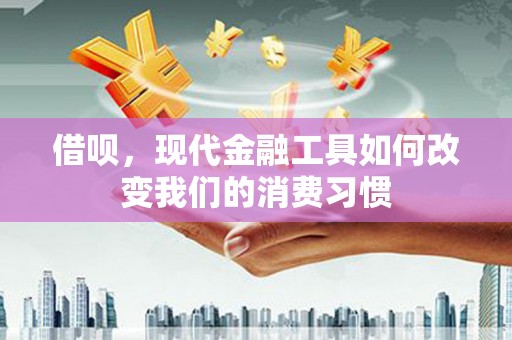 东昌借呗，现代金融工具如何改变我们的消费习惯
