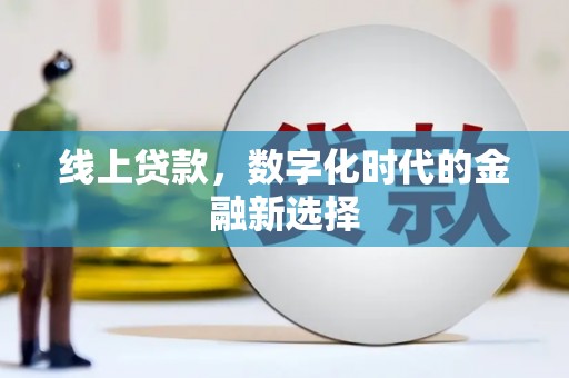 江夏线上贷款，数字化时代的金融新选择