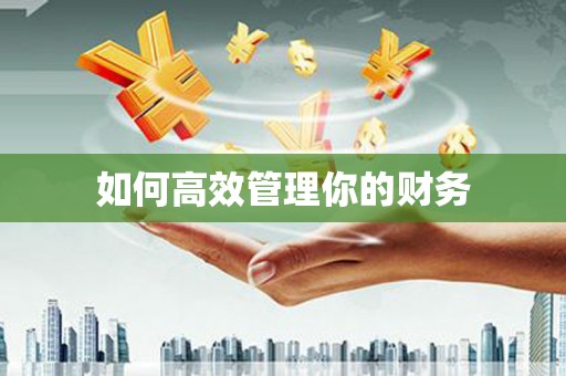 资源如何高效管理你的财务