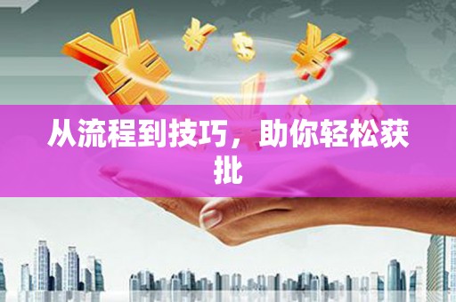 江岸从流程到技巧，助你轻松获批